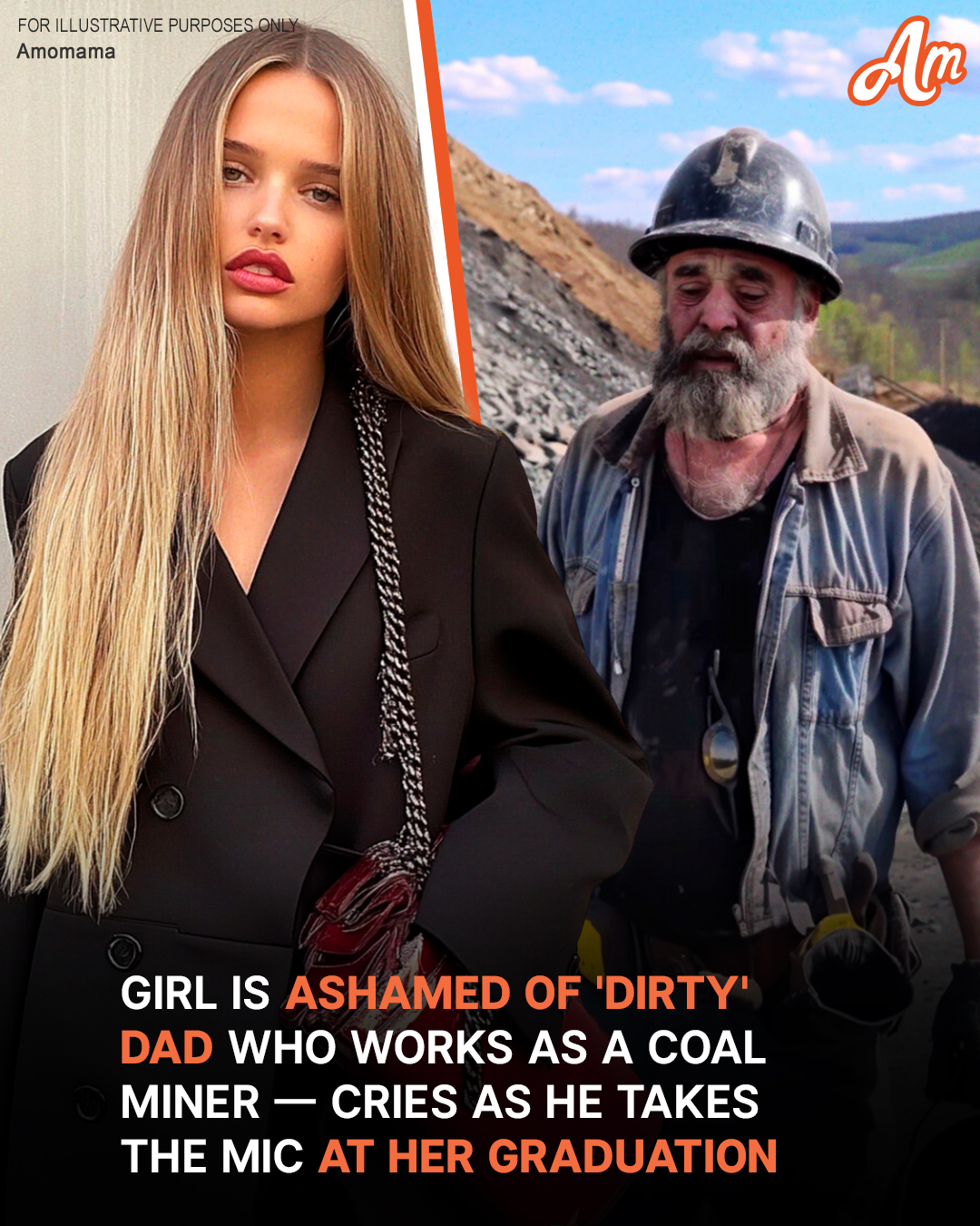 Girl Is Ashamed of ‘Dirty’ Dad Who Works as Coal Miner, Cries as He Takes Mic at Her Graduation — Story of the Day