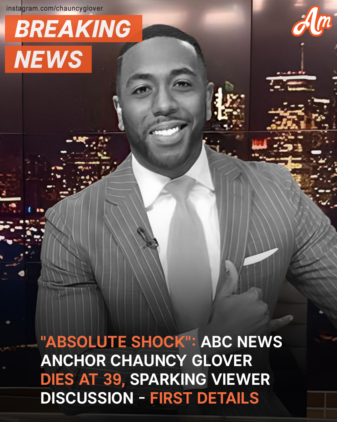 KCAL News Anchor Chauncy Glover Dies at Age 39