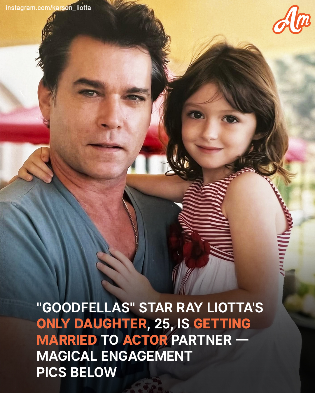 ‘Goodfellas’ Star Ray Liotta’s Daughter Karsen, 25, Gets Engaged to Actor Boyfriend — Photos