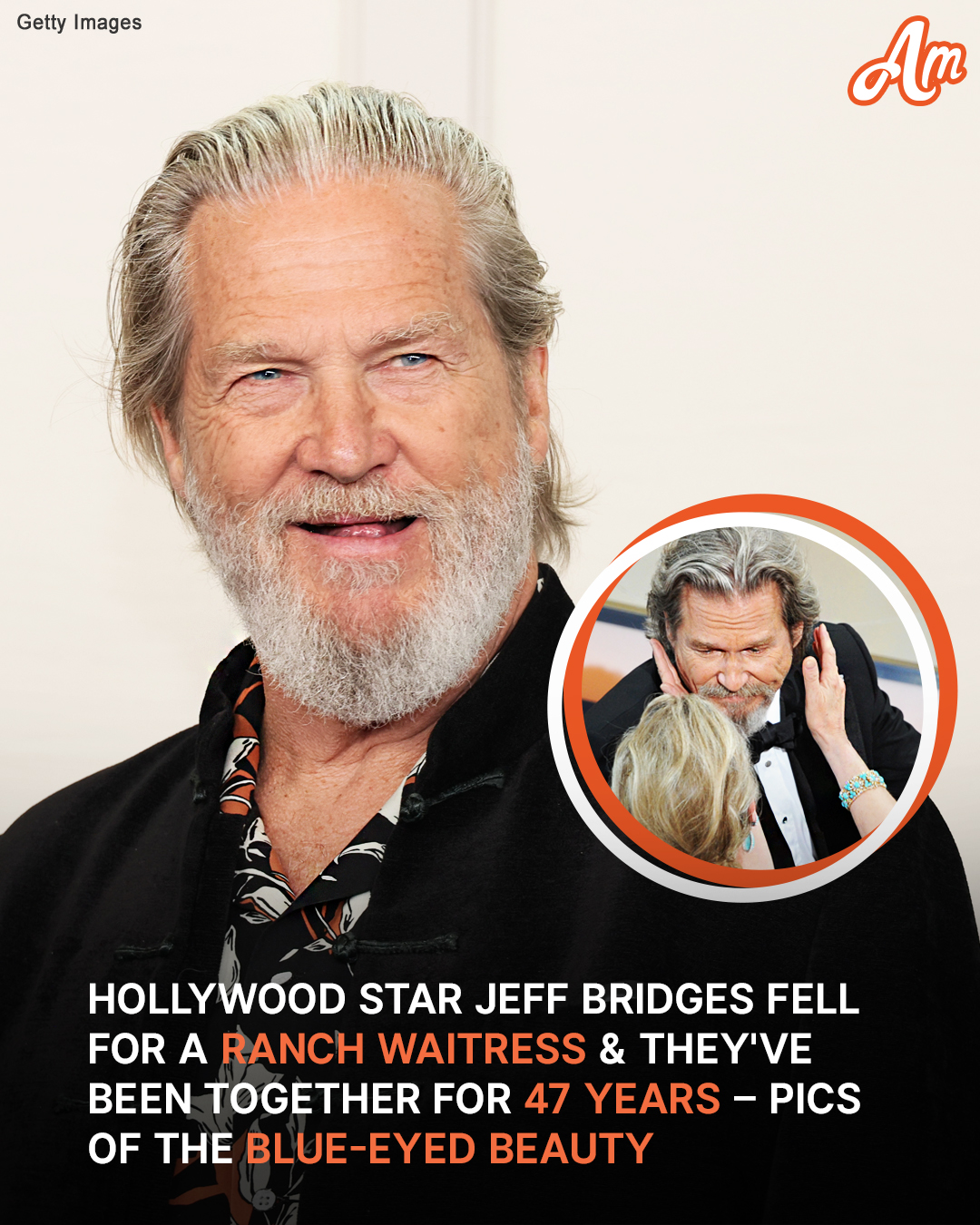Hollywood Star Jeff Bridges Met His Love at a Ranch Where She Worked as a Waitress & They’ve Been Together 47 Years — Her Pics