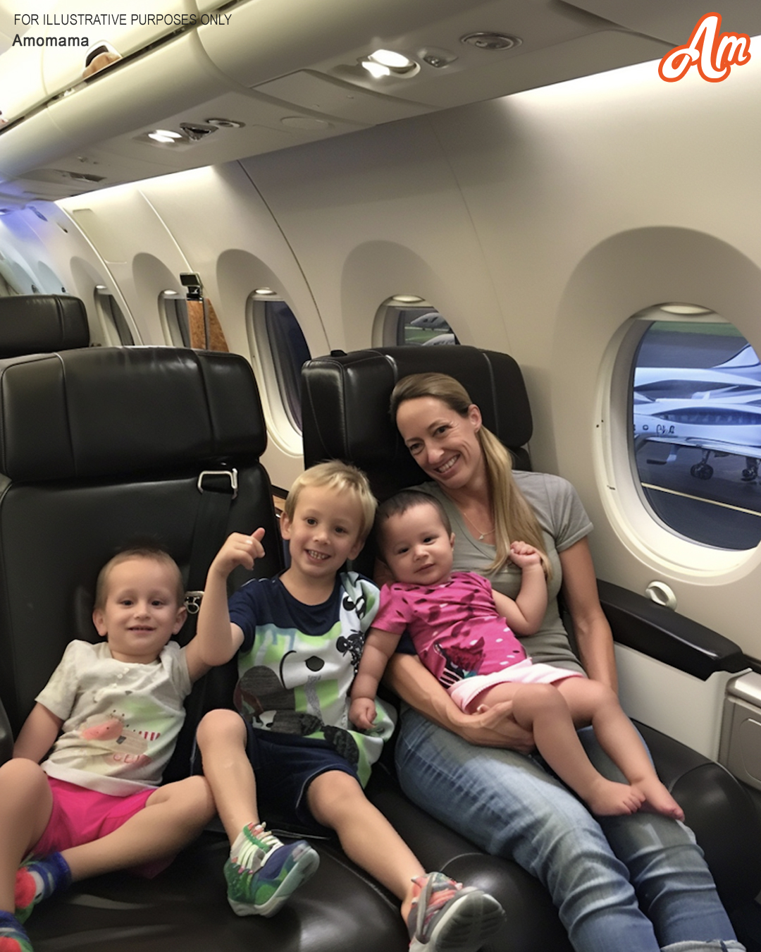 Millionaire Mocks Poor Woman with 3 Kids on Business Class Flight until Pilot Interrupts Him — Story of the Day
