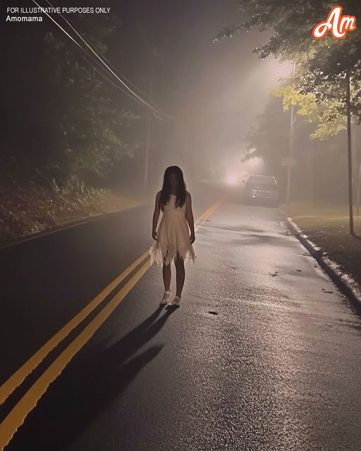 I Found a Girl in the Middle of an Empty Road at Night – When I Got Closer, I Went Pale