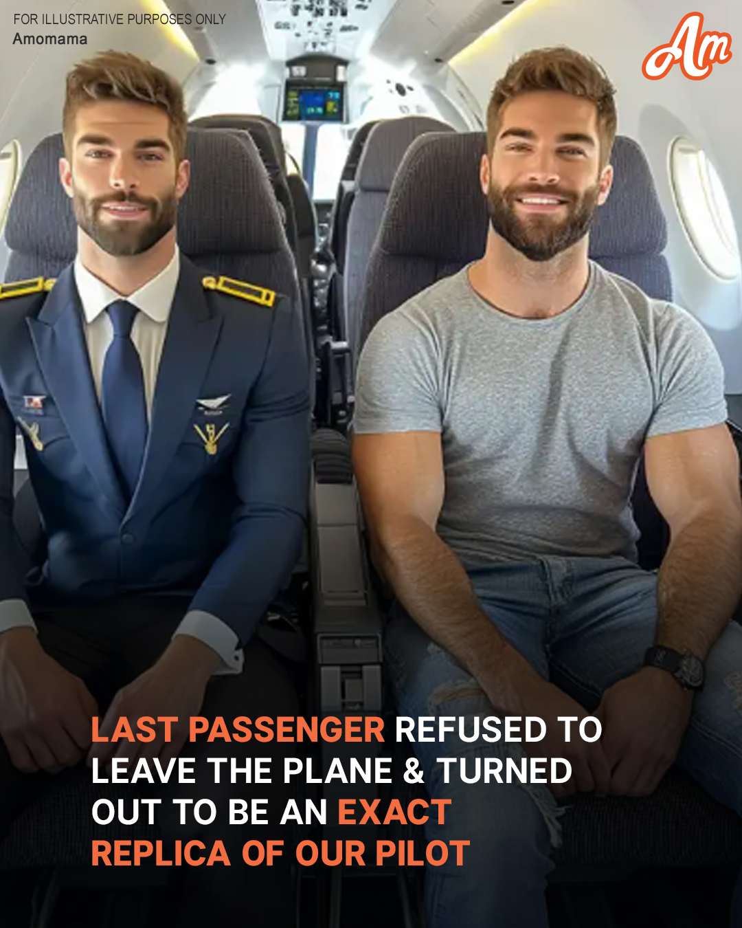 Before Disembarking Plane, Pilot Notices Last Passenger inside Who Is a Carbon Copy of Him – Story of the Day