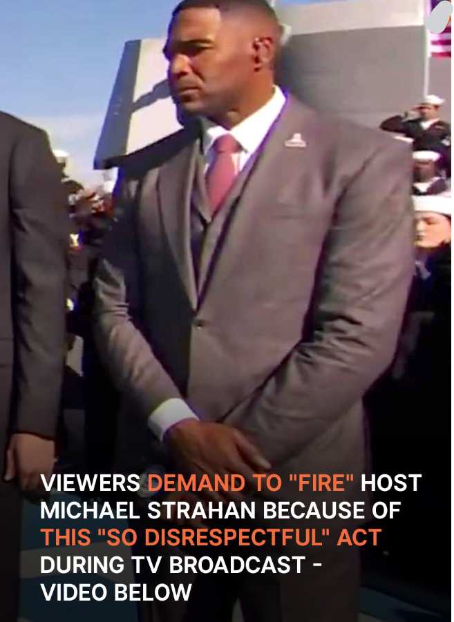 Viewers Call to ‘Fire’ Host Michael Strahan over ‘Disrespectful’ Act During Pre-Game Show Honoring Veterans Day