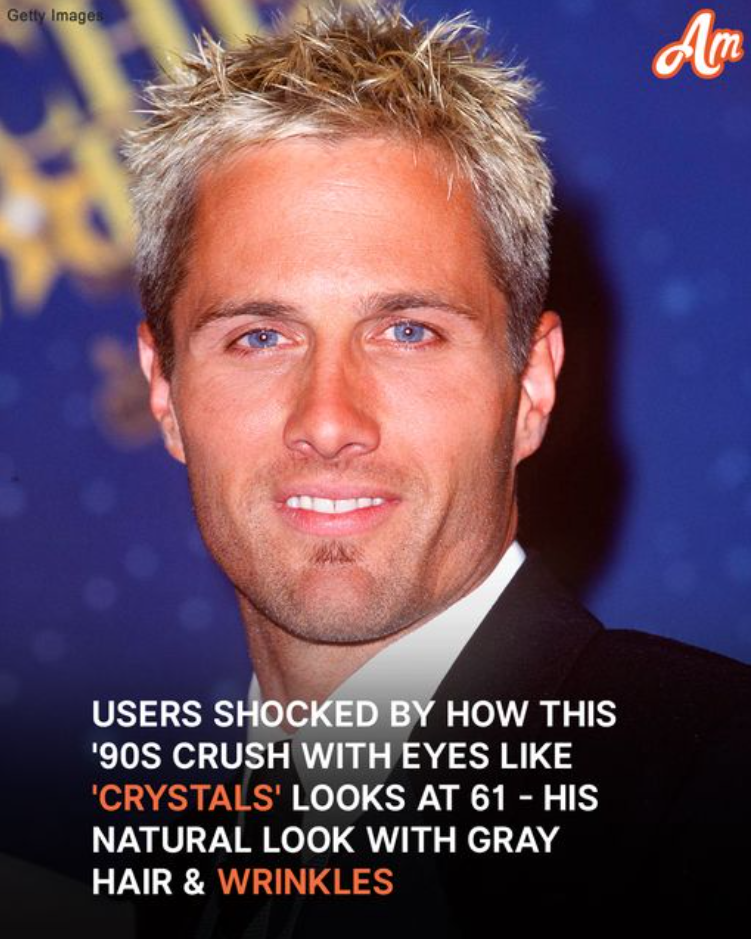 Users Stunned by How This ’90s Heartthrob with Eyes Like ‘Crystals’ Looks at 61 – He Ages Naturally with Gray Hair