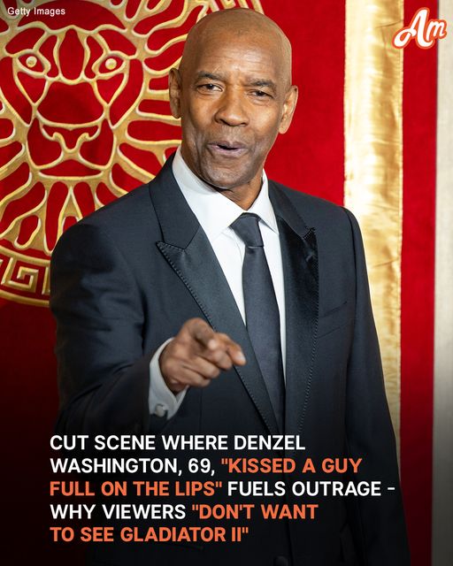 Cut Scene Where Denzel Washington ‘Kissed a Guy Full on the Lips’ in ‘Gladiator II’ Sparks Discussion: Details