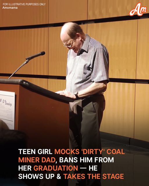 Girl Is Ashamed of ‘Dirty’ Dad Who Works as Coal Miner, Cries as He Takes Mic at Her Graduation — Story of the Day