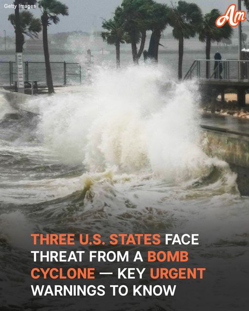 Bomb Cyclone Alert Issued in Three States — Details
