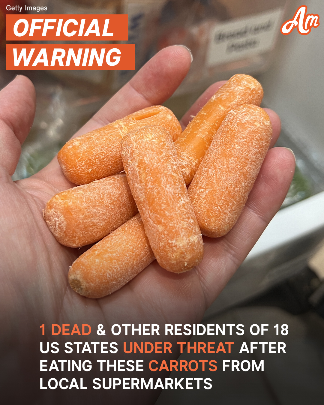 E. Coli Outbreak Affecting 18 States Linked to Organic Carrots — Details
