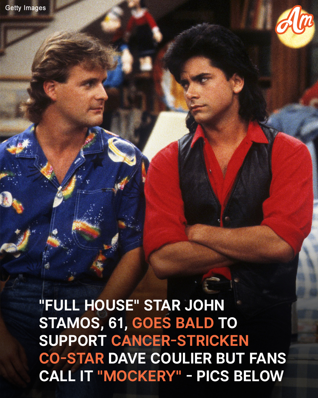 ‘Full House’ Actor John Stamos Goes Bald to Support Co-Star Dave Coulier, Who Was Recently Diagnosed with Cancer – Photos