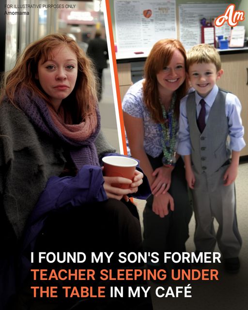 ‘Mrs. Bell?’ Cafe Owner Is Stunned to Find His Son’s Teacher Sleeping Under Table — Story of the Day
