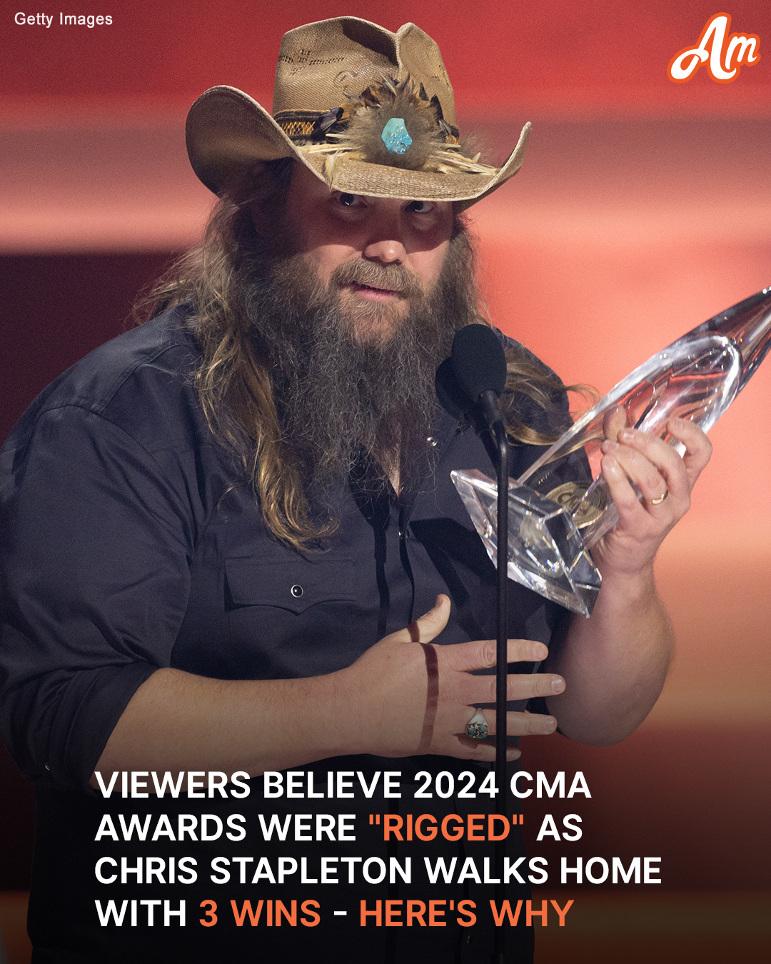 Fans Call 2024 CMA Awards ‘Rigged’ as Chris Stapleton Wins in Three Categories