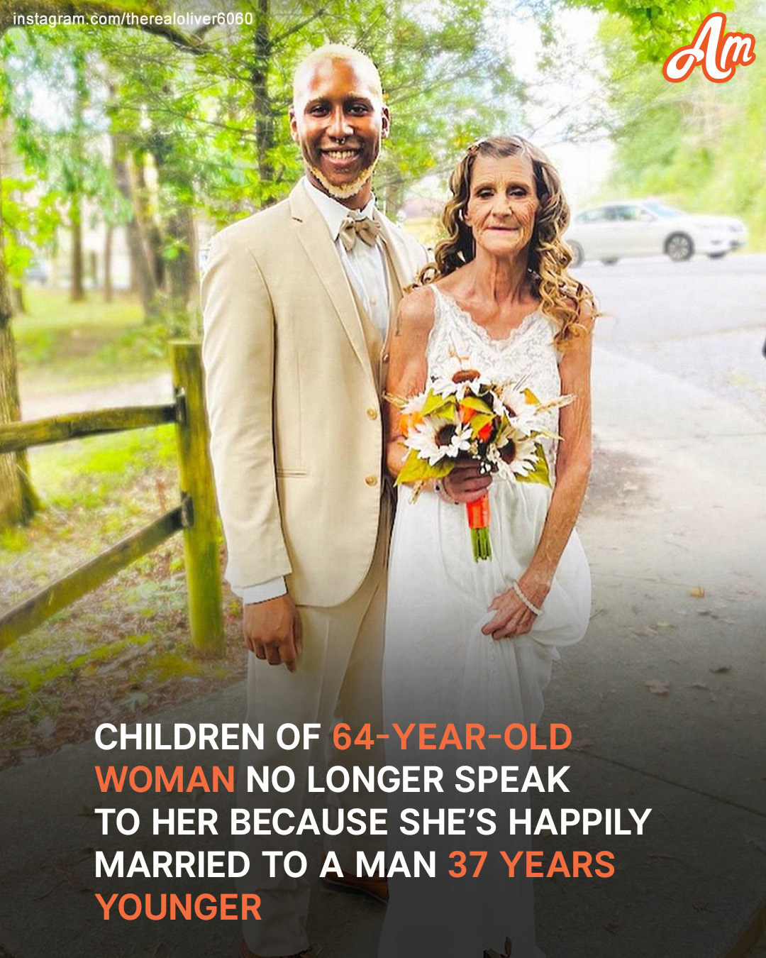64-Year-Old Woman’s 6 Children Disapprove of Her Marriage to a Man 37 Years Younger