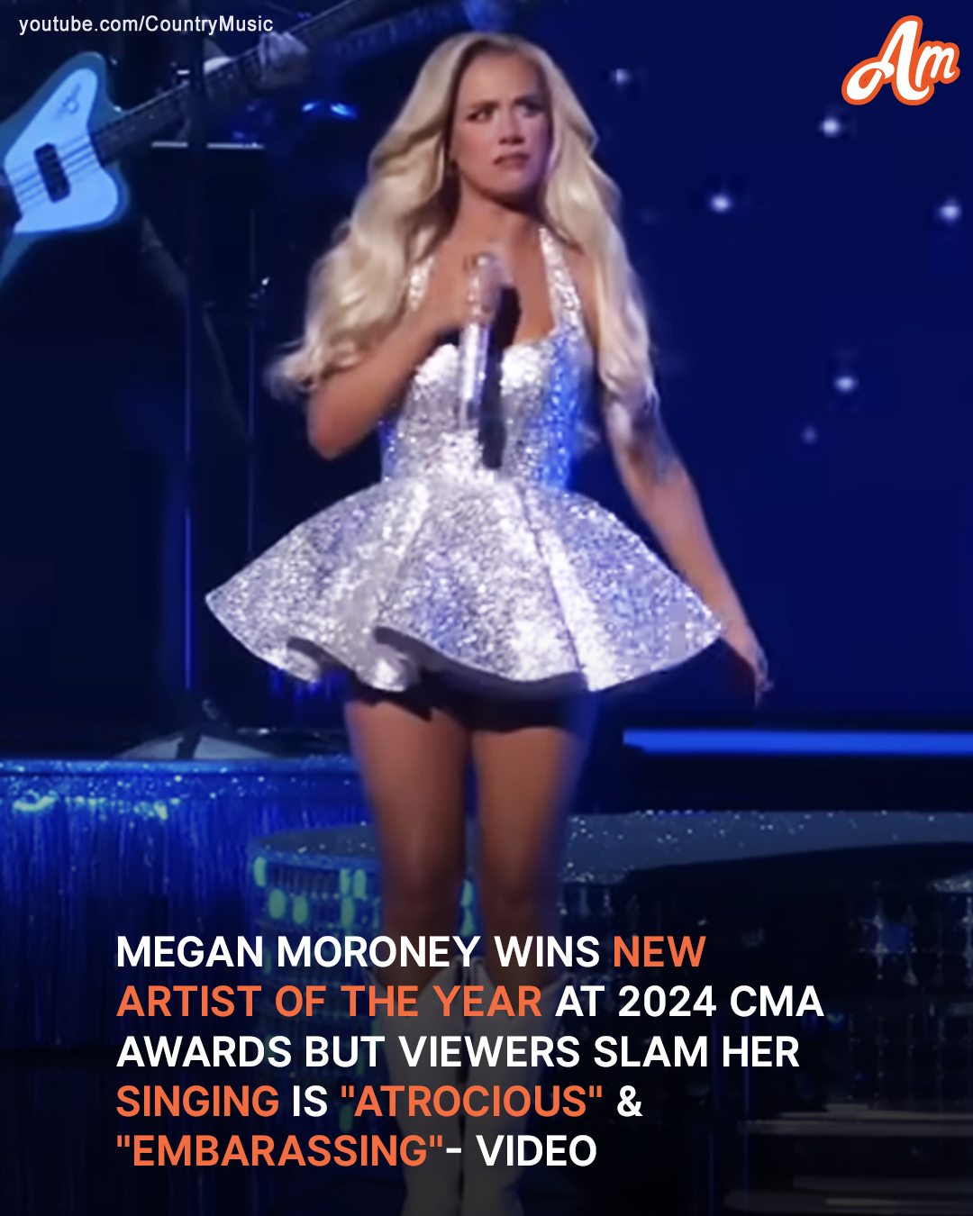 New Artist of the Year Megan Moroney, 27, Criticized for CMA Performance — Video