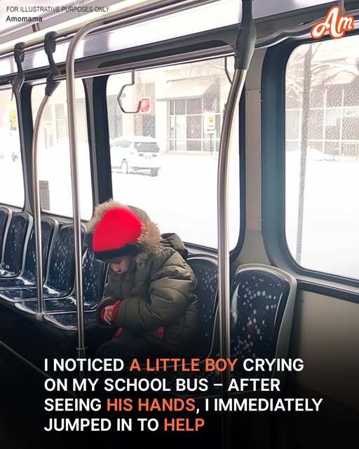 Driver Notices Little Boy Crying in School Bus, Jumps in to Help after Seeing His Freezing Hands – Story of the Day