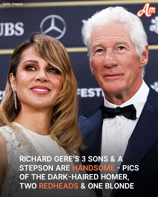 Pics of Richard Gere’s Three Sons — His Dark-Haired Eldest and Two Younger Redheads